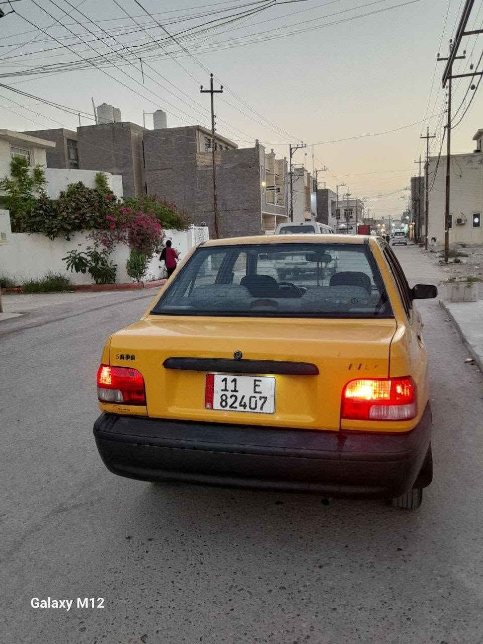 السلام عليكم البيع سايبا وموديل ٢٠١٣ بيها خياسات قليلة رقم الهاتف ***********مكاني بغداد السعر ٢٤

نص مكتوب في الصور:
- Galaxy M12
