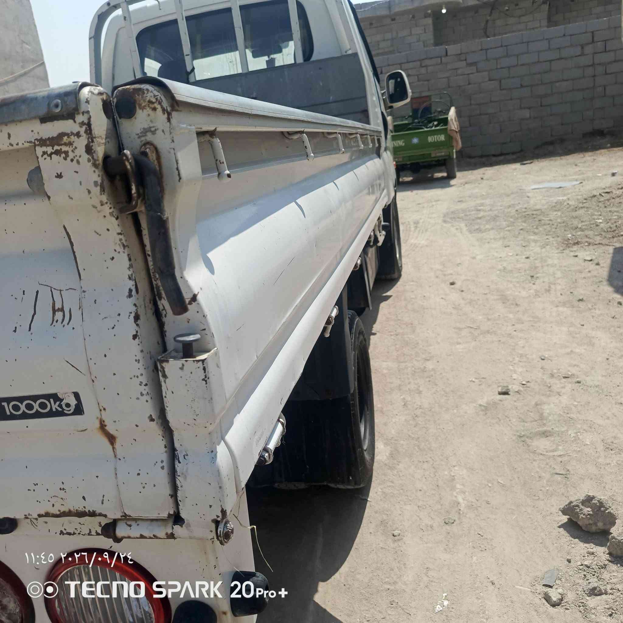 سلام عليكم كيا بنگو موديل 13مسكر مجول 
مكينه وكير وحداده وطخم تاير كفاله شرط 
كهربائيات كله شغاله لايت عالي ناصي 
شاصي مكفول رقم ميسان نكليزي شرط تحويل
سعر 85وبيه مجال بسيط كلش العنوان البصره قضاء القرنه 
رقم راعيه ***********

نص مكتوب في الصور:
- ١١:٤٤ ٢٠٢٦/٠٩/٢٤
- TECNO SPARK 20Pro+
- ١٤٤٤/٠٩/٢٤ TECNO SPARK 20 Pro+
- 11:45 ٢٠٢٦/٠٩/٢٤
- TECNO SPARK 20 Pro+
- ١١:٤٥ ٢٠٢٦/٠٩/٢٤ TECNO SPARK 20 Pro+