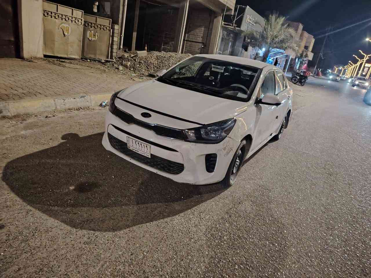 كيا ريو 2019وارد امريكي الضرر جاملغ امامي ايسر ولباب كلير فقط بدون دواخل رقم صلاح الدين ***********مكان السياره تكريت
