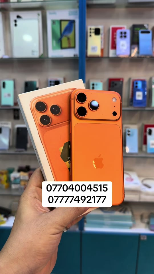 �🔥 للبيع آيفون 17 برو ماكس 🍊 اللون: برتقالي مميز 💾 الذاكرة: 256GB 📱 يدعم شريحة SIM 🔋 صحة البطارية: 92% ✨ الجهاز نظيف جداً ومحافظ عليه جهاز مرتب وفرصة للي يريد آيفون برو ماكس بسعر مناسب 👌 📍 سنتر حي النصر للموبايل 📞 للاستفسار راسلنا أو اتصل بينا *********** ايفون #ايفون17بروماكس #ايفون17 #ايفون_برو_ماكس #ابل #موبايلات 
