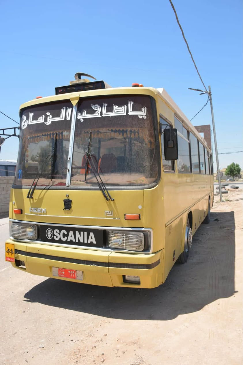 ‏سلام عليكم باص سكانيا للبيع رقم نجف باسمي سنوية موديل 1989 مكينة 12ونص ستندر مال گصه بالصندوق تبريد ثلج معزول تخم تاير اربع وياله فاتح  كله جديد باتريات جديده كهربائيات كلها شغاله مكان السياره بابل الحصوه للأستفسار اتصال على الرقم ***********
