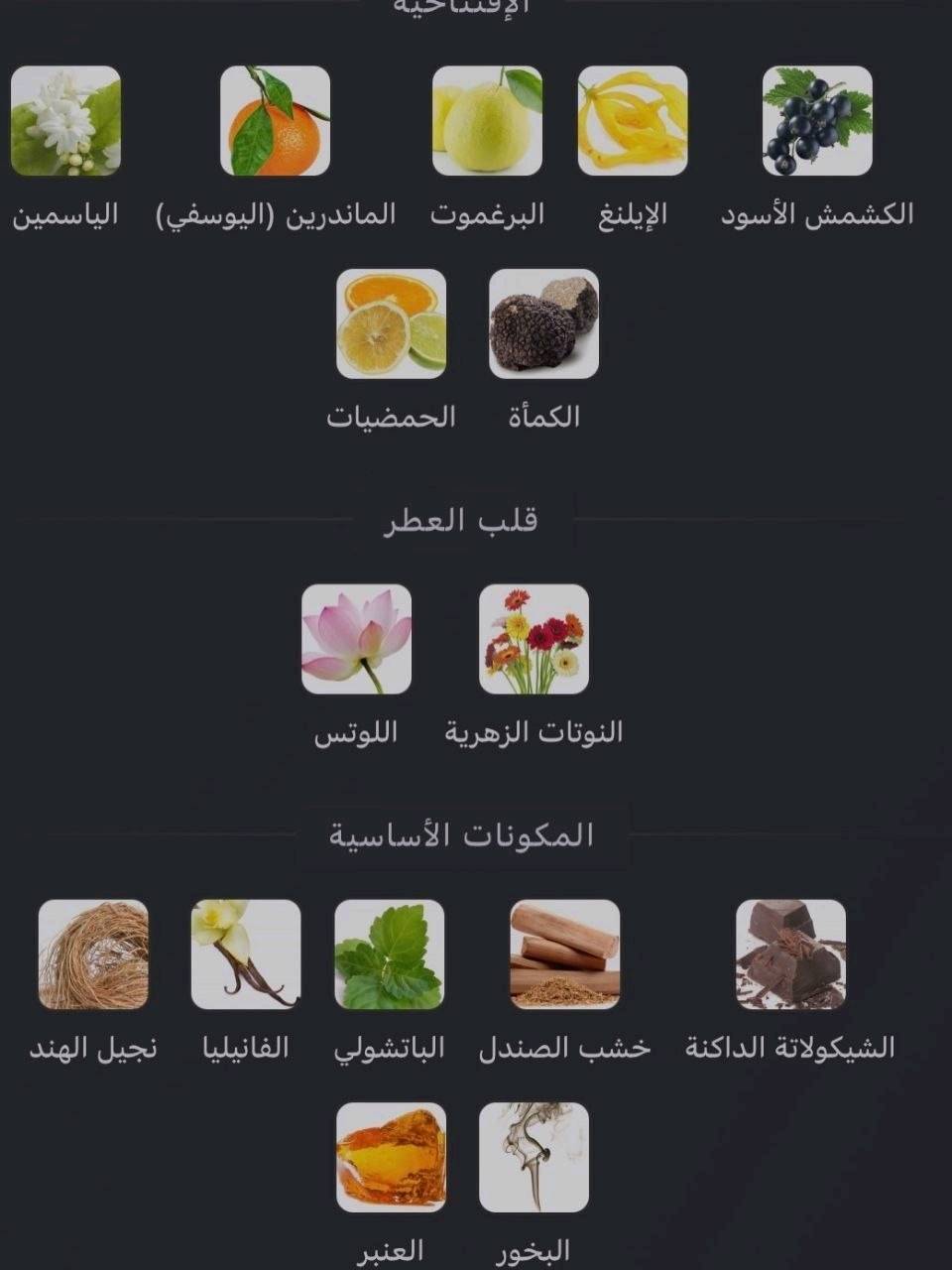 🤎  عطر دارك براون أوركيد  DARK BROWN ORCHID 🤎
       🔥عطر رجالـي أصلي🔥

يأتي عطر براون اوركيد بمجموعة مكونات ساحره لها تأثير خاص ع الحواس
هو أحد العطور الجذابه تركيبة هذا العطر جذابة ، ومتطورة ، وغامضة
 عطر مثير جدا وذو ثبات عالي عطر دارك براون أوركيد الإسم وحده يكفي لترى مدى هذه الفخامة والروعة والاناقةأناقة في إختيار الإسم ، أناقة في تركيبة العطر ، روعة وجاذبية وإثارة 🎩 ..

يفتتح عطر براون اوركيد مكوناته بالفلفل الوردي، البرتقال المر والسرو. يتضمن قلب عطر براون اوركيد كل من الزنبق ومسك الروم، اما القاعدة فتضم كل من كريمة الكستناء، الفانيلا، البتشولي والاوركيد البني.

المكونات العليا
يفتتح عطر براون اوركيد مكوناته بزهرة الايلنج، الياسمين والحمضيات؛ التي تنعشك. يمتزج كل من الزبيب الاسود و الكمأ الاسود؛ لتوفير رائحة غنية فريدة من نوعها.

المكونات الوسطى
يضم عطر براون اوركيد في قلبه كل من المكونات الخشبية، الفاكهية والوردية. توفر لك المكونات الوردية روائح منعشة ترضي الحواس. يقدم اللوتس رائحة الفواكة المغرية.


السعر 15الف وبي مجال 
🚘يوجد خدمة توصيل لجميع محافظات العراق  🚘