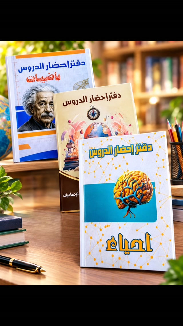 دفتر الخطة اليومية • اسماء المواد • مدرسة