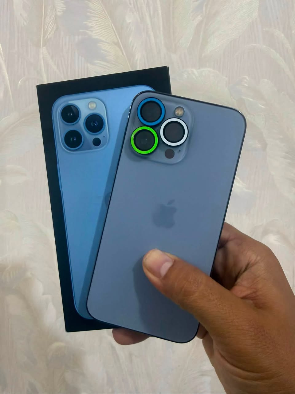 13 برو ماكس امريكي
ذاكره 256
بطاريه 96
فقط شعار بلكامره 
لجهاز مكفول من كل تصليح
لسعر 625

13 برو ماكس امريكي 
مستبدل شاشه  تفصيخ
بطاريه 87
ذاكره 256
لسعر 525

*********** واتساب
*********** اتصال
