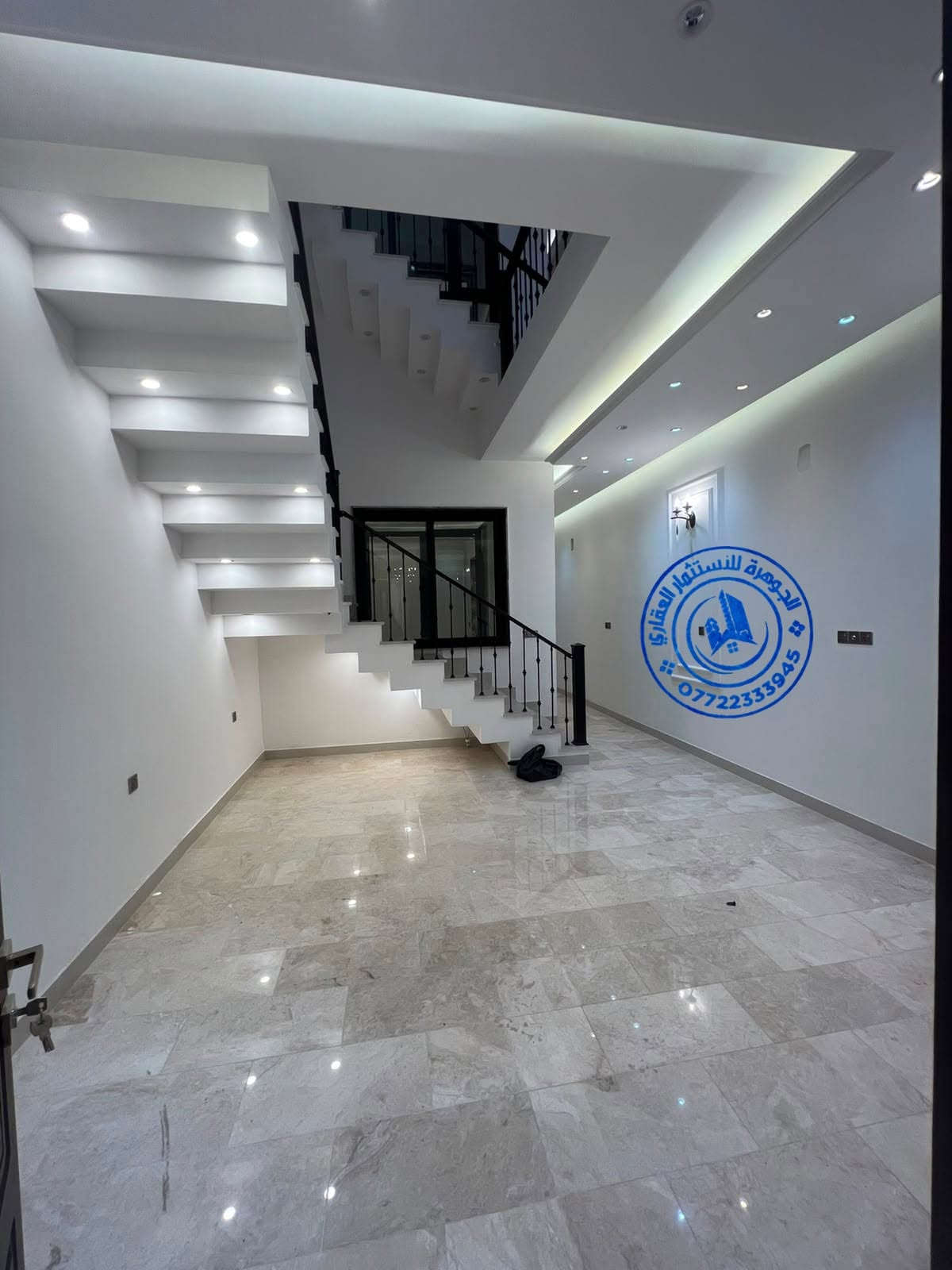 للبيع دار سكن زيرو حديث درجة اولى 🏦
المساحة 150م 📏 واجهة 5 * نزال 30
📍 زيونة محلة 710
يحتوي على 4 غرف نوم واستقبال وحولي ومطبخ وخدمات

لمزيد من الاستفسارات الاتصال على الرقم الآتي:
☎️ *********** / شركة الجوهرة 💎
او زيارة موقع الشركة الكائن في:
📍 زيونة - محلة 710 - شارع القاعة الملكية - مقابل جسر الأمانة

🔍الشركة مجازة رسمياً من غرفة تجارة بغداد - إستثمر بأمان 🔎
🫆 نعمل بالنظام الإلكتروني الجديد (منصة عقاري) 🫆
📝 نستقبل كافة طلباتكم وعروضكم وعلى مدار الساعة ⏱️
"اتصل بالجوهرة والي تريده تبشره"💎

نص مكتوب في الصور:
- الجوهرة للاستثمار العقاري ***********