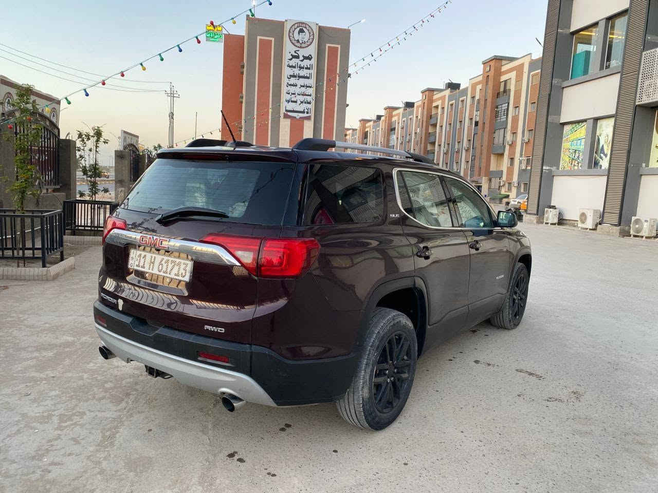 السلام عليكم 
للبيع جمس اكاديا 2018 دنلي فول مواصفات VIP عداالفتحه
محرك سته سلندر3600
رقم بغداد انكليزي 
تحديد مسار
رادار
تحكم ستيرن 
كشنات سياحيVIP 
7راكب
بصمه تشغيل + بصمة أبواب 
شاشة ابل كار بلي 
جنطه كهرباء 
*(حادث مثل ماوضح بصور )
مكان السيارة ديوانيه
الاستفسار: ***********
***********
السعر 165
