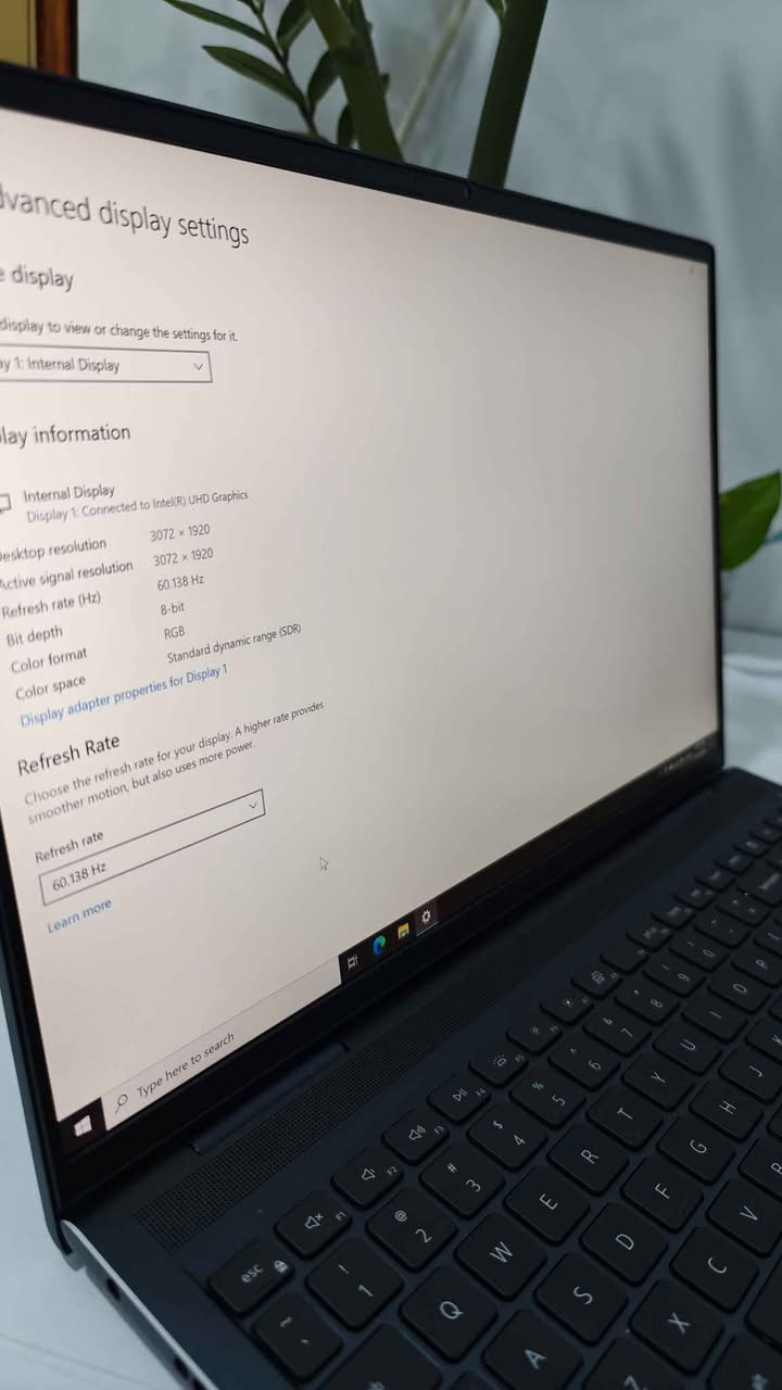 Dell Inspiron 16 Plus 7610

ملاحظة : الجهاز يعمل على 48Hz بدون مشاكل
لكن على 60Hz اكو وميض بالشاشة

* المعالج: Intel Core i7-11800H (جيل حادي عشر - فئة الأداء العالي H، يحتوي على 8 أنوية و16 مساراً لسرعة معالجة فائقة).
* الشاشة: شاشة ساحرة بحجم 16 بوصة بدقة 3K (3072×1920)، بأبعاد 16:10 المريحة جداً للعين، مثالية لقراءة الأكواد، تصفح المستندات، وتعديل الصور.
* كرت الشاشة: Intel UHD Graphics المدمج .
* الذاكرة (RAM):  16GB  DDR4
* التخزين (SSD): NVMe SSD  256GB  
* المنافذ: يحتوي على منفذ Thunderbolt 4 فائق السرعة، منفذين USB-A، مخرج HDMI، وقارئ كروت ذاكرة SD كامل.
* الهيكل: تصميم راقٍ ومتين جداً بالكامل من الألمنيوم .

🔍 حالة الجهاز : مستخدم
📞 للتواصل : ***********
💰 السعر : 450،000

https://t.me/epic_store2 بغداد, العراق

نص مكتوب في الصور:
- About Your PC is monitored and protected. See details in Windows Security Installed RAM 16.0 GB Speed: 3200 MHz Processor 11th Gen Intel(R) Core(TM) i7-11800H @ 2.30GHz 2.30 GHz Graphics Card 128 MB Intel(R) UHD Graphics Storage 238 GB 41 GB of 238 GB used Rename this PC Copy DESKTOP-QHVG6SD Inspiron 16 7610 Device Specifications Device Name DESKTOP-QHVG6SD Processor 11th Gen Intel(R) Core(TM) i7-11800H @ 2.30GHz 2.30 GHz Installed RAM 16.0 GB (15.7 GB usable) Graphics Card Intel(R) UHD Graphics (128 MB) Storage 238 GB SSD NVMe UMIS RPJTJ256MED1OWX Device ID 5295D923-F739-48DF-B2FF-8BF5D83E0B20 Product ID 00484-40000-00001-AA330 System Type 64-bit operating system, x64-based processor Pen and touch No pen or touch input is available for this display Frequently asked questions How does having 16 GB or more of RAM impact my PC's performance? Can I run modern applications...