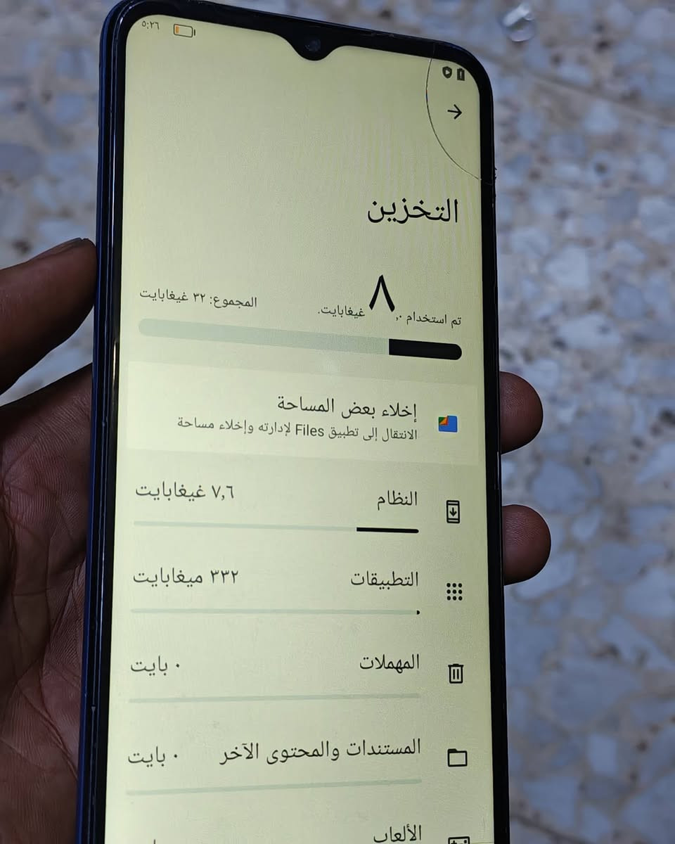 سلام عليكم هونر مستخدم سعر مع توصيل 65 ذاكره 32 بي فطر بل شاشه ممثره وفطر بل كامره وكله شغال *********** وتساب
