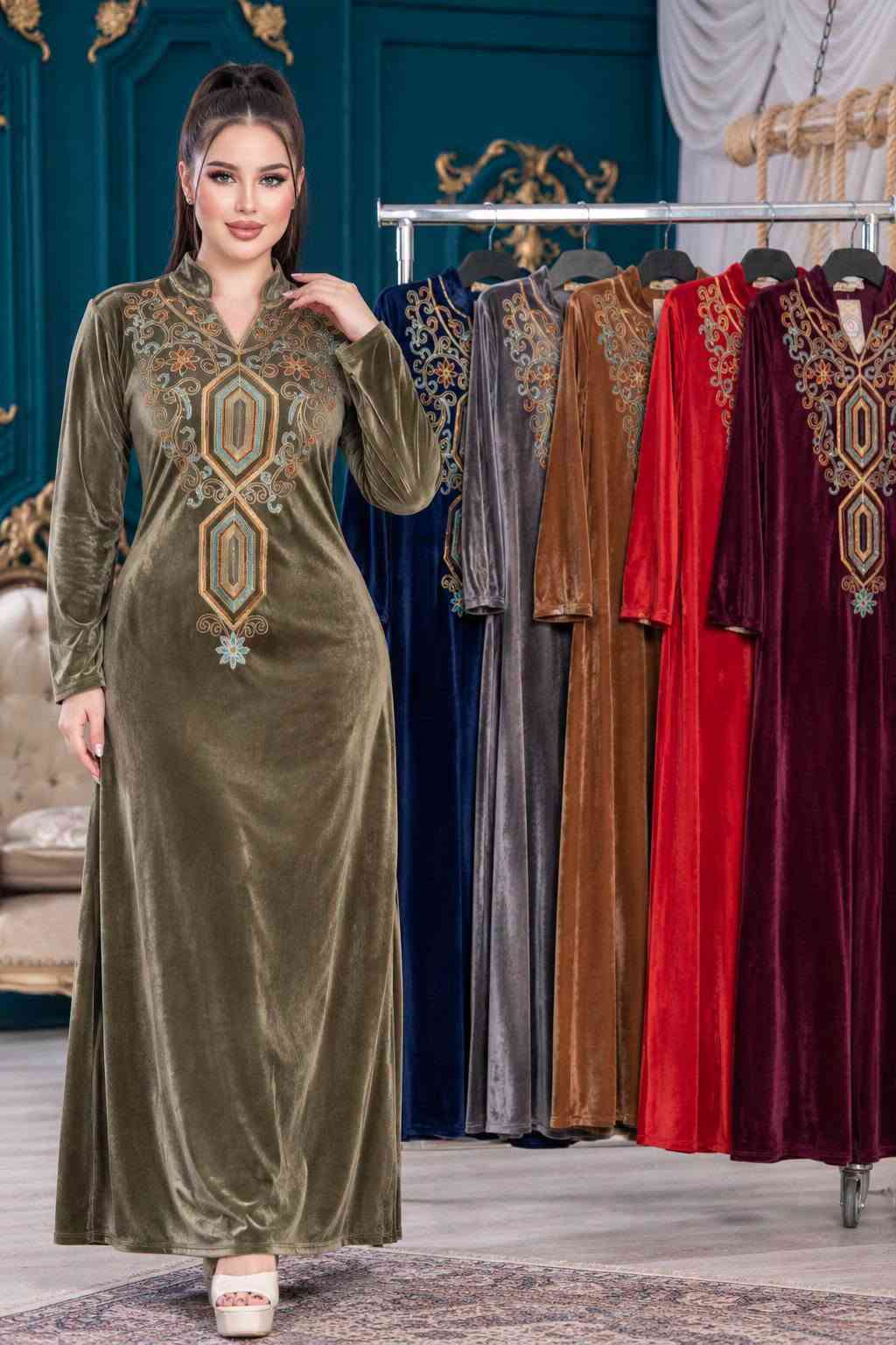 دراعة تونسي • مخمل سوفت • مقاسات L-3XL