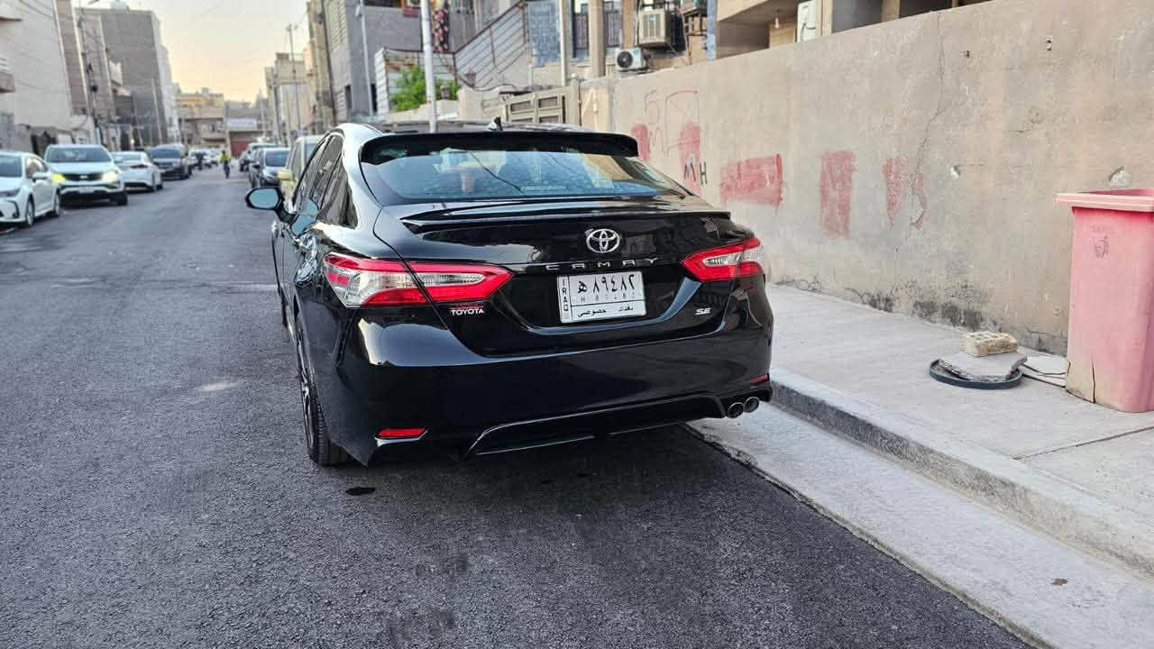 كامري 2019 امريكي ماشية 74
حادث بنيد ايرباك ستيرن فقط ومرجع 
بيهه نكرة براس الشاصي على وضعهه
وبيهه بارد ب الجاملغ الخلفي 
موصفات se معروفة 
صدر جديد
رقم بغداد ب اسمي 
مكان بغداد الغزالية 
بيهه ملاحضات ب الدعاميات 
سعر 145$ وبي ومجال للشراي 
***********  للاستفسار
