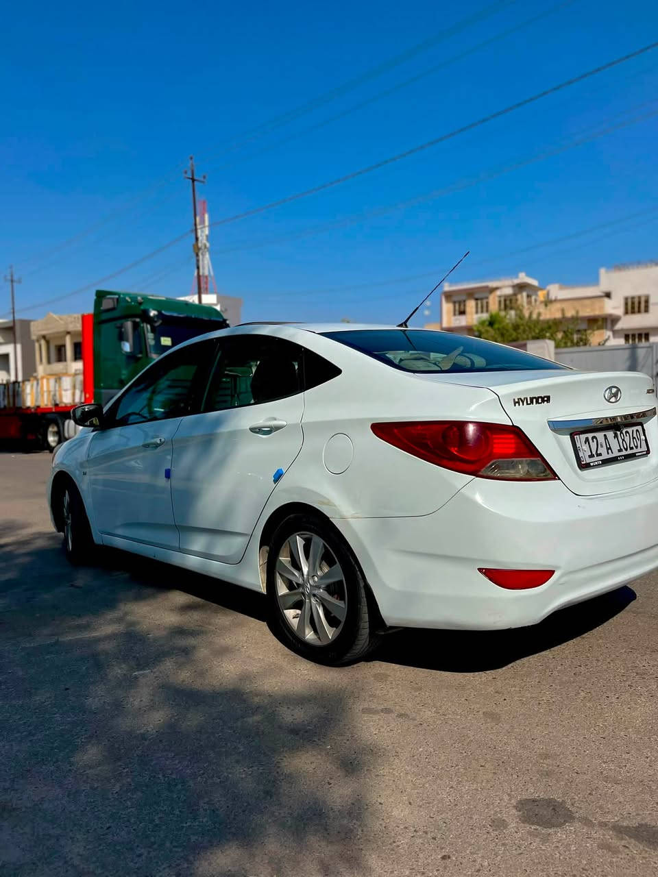 🚗 للبيع هيونداي أكسنت موديل 2012
🔹 اللون: أبيض
🔹 السيارة كلش حلوة ونظيفة
🔹 اقتصادية جداً بالبنزين ⛽️
🔹 بيها قطعة صبغ صغيرة وقطعة بارد صغيرة
🔹 الاستخدام جيد والسيارة جاهزة للفحص

📍 المكان: الموصل
📞 للتواصل: ***********
