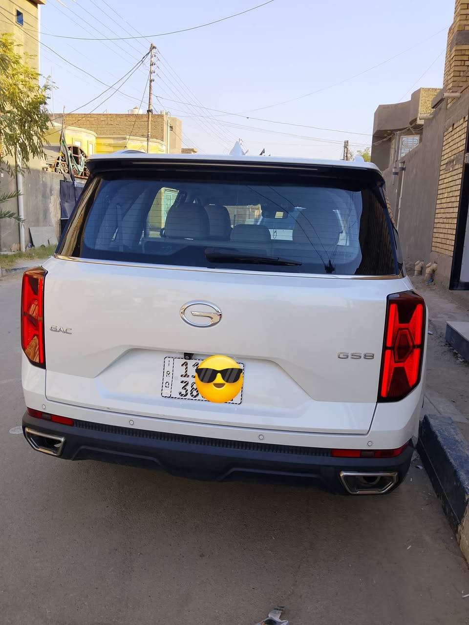 للبيع
                                              GAC GS8 موديل 202ل
🤍 لون أبيض — داخلية جلد اوف رصاصي فاتح فخمة
👥 7 مقاعد / 3 صفوف
⚙️ محرك 2.0 Turbo TGDI
💪 248 حصان
🔥 عزم 400 نيوتن متر
🔄 قير أوتوماتيك 8 سرعات AISIN
ماشيه 33 الف

✨ المواصفات:
• فتحة سقف بانوراما
• عدادات رقمية
• شاشات وأنظمة ترفيه
• إضاءة داخلية Ambient
• مقاعد جلد كهربائية
• تكييف أوتوماتيك
• دخول وتشغيل ذكي
• إضاءة LED
• جنوط ألمنيوم
• حساسات وكاميرات
• أنظمة أمان ومساعدة للسائق
• شنطة كهربائية

📍 الموقع: الناصريه
💰 السعر: 205 دولار، بيها مجال بسيط
📞 ***********
السياره بعدهي بالضمان من الشركة
 رقم بغداد
مكفوله من الحادث والتصليح والتبديل
فقط رصعه زغيره  في الباب الخلفي باقيه على وضعها

السيارة نظيفة جدًا وجاهزة للفحص والمشاهدة.
