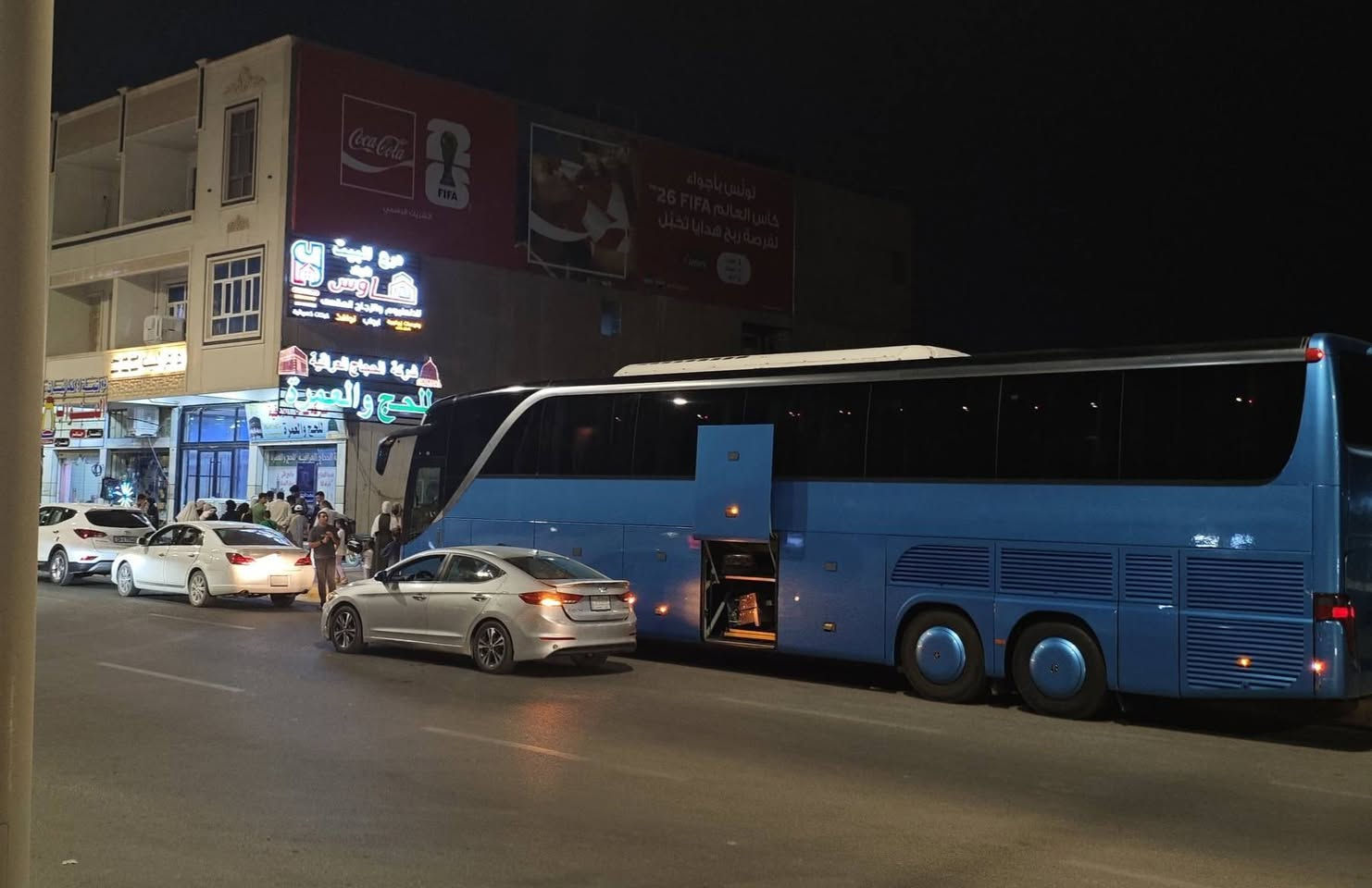 على بركة الله انطلقت قافلة شركة الحجاج العراقية لعمرة شهر صفر 1448هـ متوجهة الى مدينة رسول الله صلى الله عليه وسلم بعد اتمام جميع اجراءات السفر لله الحمد. القافلة بادارة الحاج عماد عبود الخاطر نسأله تعالى لهم التيسير والقبول والحمد لله على تمام نعمته. 
⭐مقاعد محدودة جدا لرحلة 8/10 ولا زلنا مستمرين بالحجز لرحلات ربيع الاول عمرة المولد النبوي. 
للحجز🚶‍♀️شركة الحجاج العراقية للحج والعمرة / رمادي شارع النخيل مقابل مديرية الموارد المائية.. 📲 ***********
