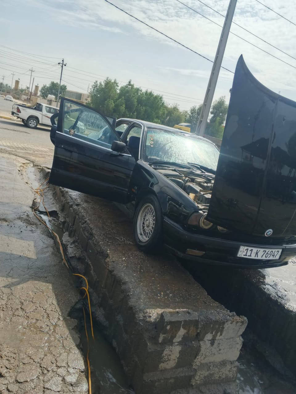 بي ام 535 • تحويل بغداد • مكينه وجير مقفولين