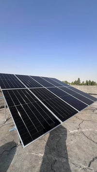جينكو 620W 10ألواح • انفيرتر Deye 6.6kW • قضاء هيت الفرات