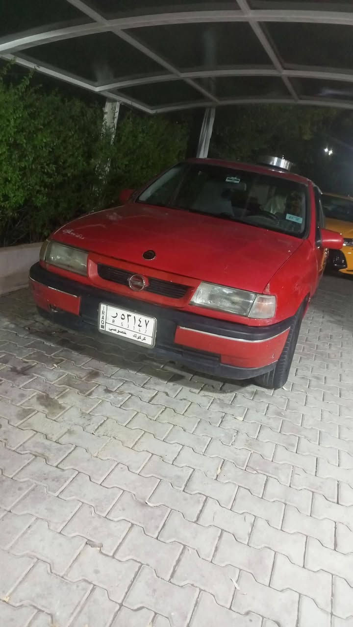 سياره اوبل مشروع وطنية دفتر بنزين موديل 1991 محرك 20 رقم ***********
