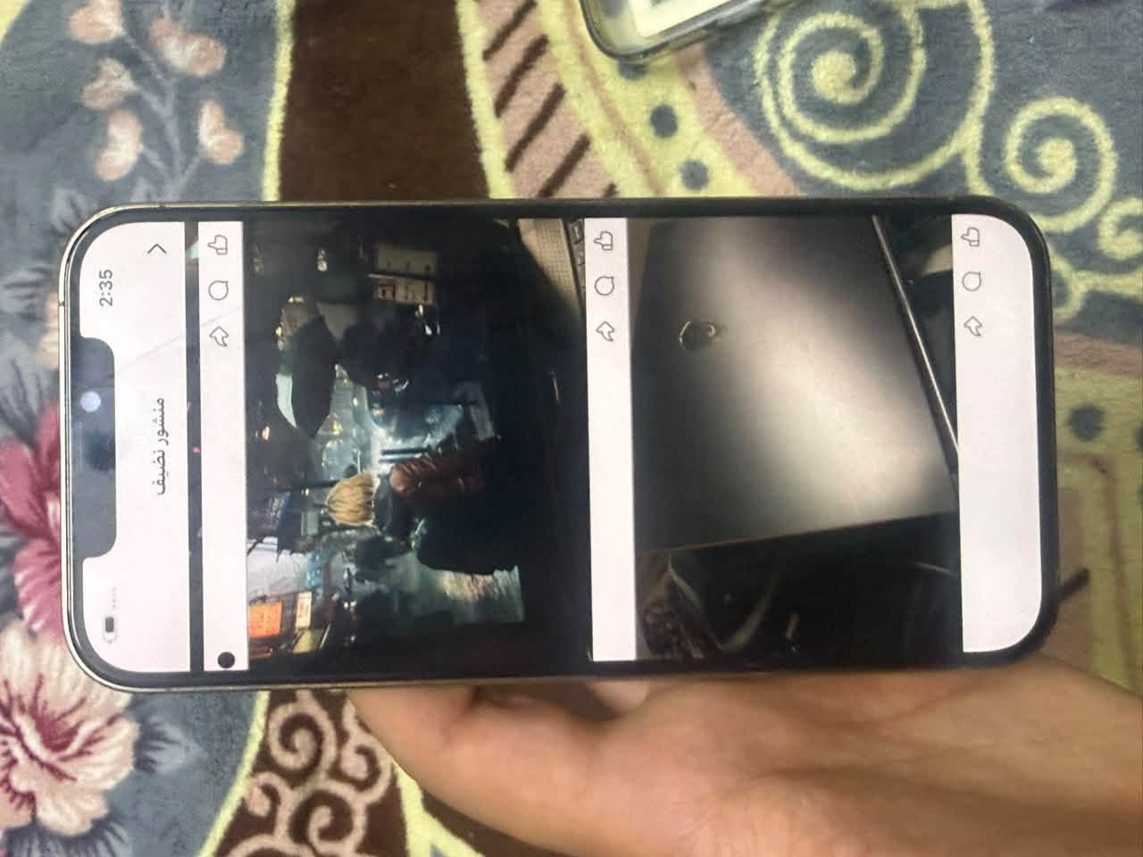 آيفون ١٢ برو ماكس • ذاكرة ٢٥٦ • بطارية ٧٣٪