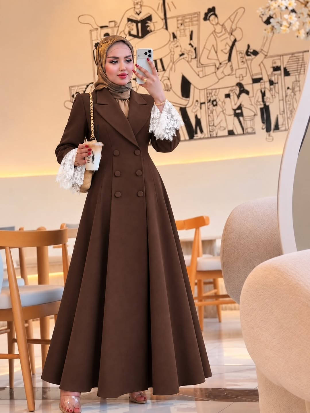 الكولكشن خريفي  غير ويانه ❤️‍🔥 

فستان دااابل ايطالي كوالتي عالي 

السعر : (

القياس:  38 40 42 44 46 48

🔗توصيل البصره 5 💸المحافظات 8🔗

العنوان بصره بريههً شارع مستشفى النور مجمع رونزا 

#للحجز_او_الاستفسار_مراسلتنا_دايركت📩
واتساب ***********
‏

نص مكتوب في الصور:
- 25 ألف