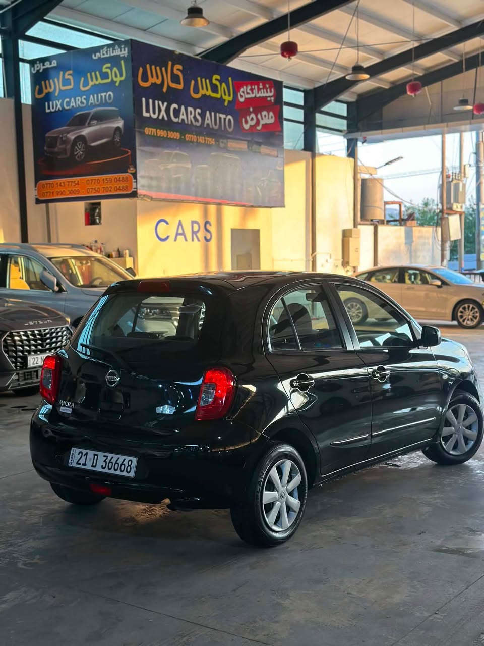 NISSAN MICRA 2019 🖤🔥 
نیسان میکرا ٢٠١٩ 🖤🔥
***********

شتیکی زحر نمونە رەشی قەتران زۆر پاک تەنیا ٥٨ هەزار رۆشتوە  بی بۆیاخ بی دەعم  سەنەوی تا ٢٠٣١ تازەیە زۆر جایز یەک دینار مەسرەفی تیا نیە  بەوەش ناسراوە بەنزین زحر کەم ئەخواتو تەبریدیشی زۆر سارد 
هەر بەریزیک ویستی پەیوەندیمان پیوە بکات 
لە سلیمانیم 
*********** السليمانية, العراق
