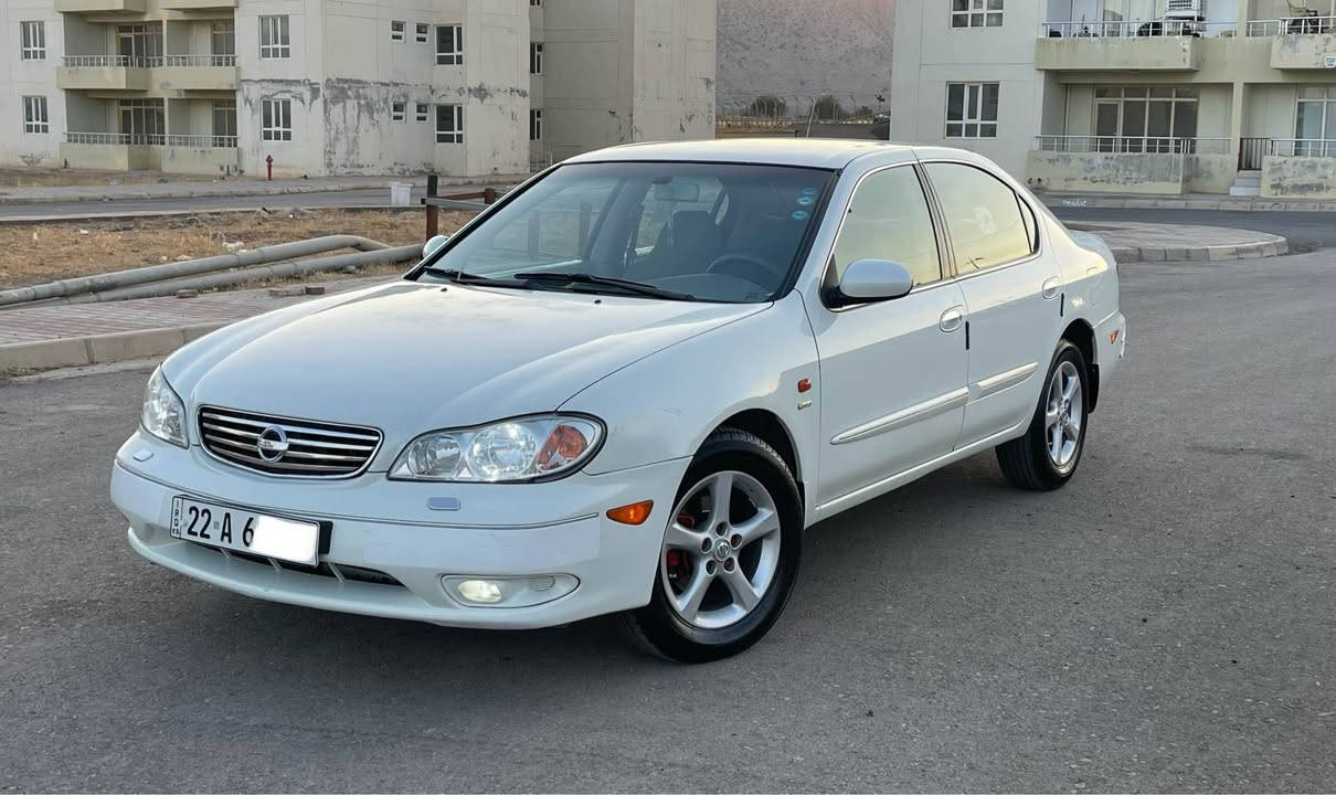 نيسان مةگزيما ٢٠٠٢
مةكينه٣٠٠٠ لوك گير عادي برغوي لي با نةدراووة
رةقةمو سةنةوي نوية تا٢٠٣٠ بةناو خومانه
تةنها دو پةلة بوياغي هةية ماباقي هةمو گياني بةشةرت
گير عادية
عةينةو كلاجي بيلادة بروغي لي بانةدراووة
چوار و ويلي لوك 
لةسةر وةزعي شةريكة ماووة
وةسف ناكري ٢٥٠ هزار رويشتووة سةيارةكة
شوشةية بو مةسروف و عةيب مةگري و پسيار مةكة
سعري٨٥$
*********** بشدار, السليمانية
