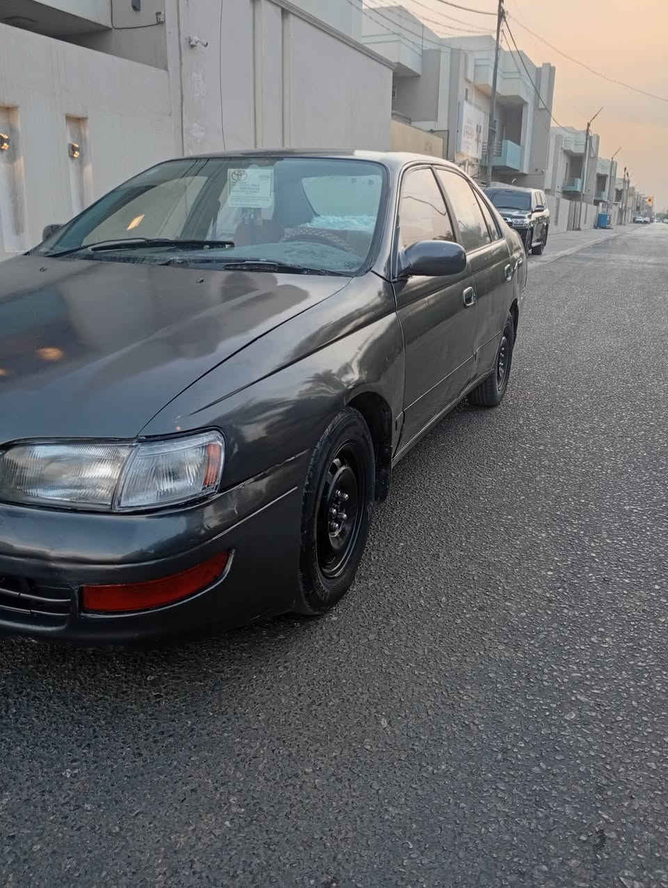 كرونا موديل 93رقم بغداد سنويه لل 28مالكه بلنجف جاهز للتحويل مكفوله من الضربه والكص والنقل والاصوليات كير ومحرك جدد بمعنئ الكلمه حداديه جديده تبريد نقص راديتر تخم تاير جديد كهربائيات كله شغاله غرفه حلوه دوشمه جديده مكان السياره نجف اني مكلف بلنشر اتصل *********** واتساب             *********** شريحه
