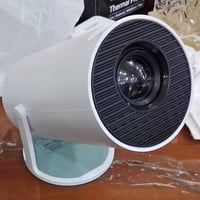 جهاز بروجكتور ذكي محمول (Mini Smart Projector) من طراز HY300، بتصميم أ...