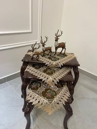 طبلات ٣ قطع • وحدة وسطية • مو خشب