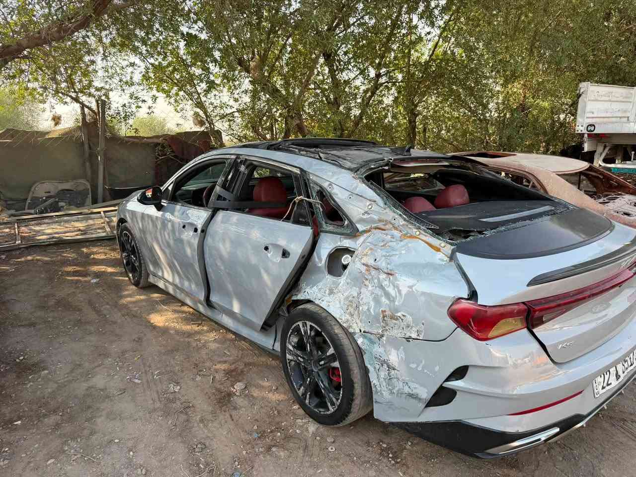 سلام عليكم لبيع k5 موديل ٢٠٢٢ رقم اربيل تحويل مباشر سيارة عله حادثهه شغاله وتمشي فول فول جتي لاين سعر مناسب مكان سيارة بغداد استفسار ***********
