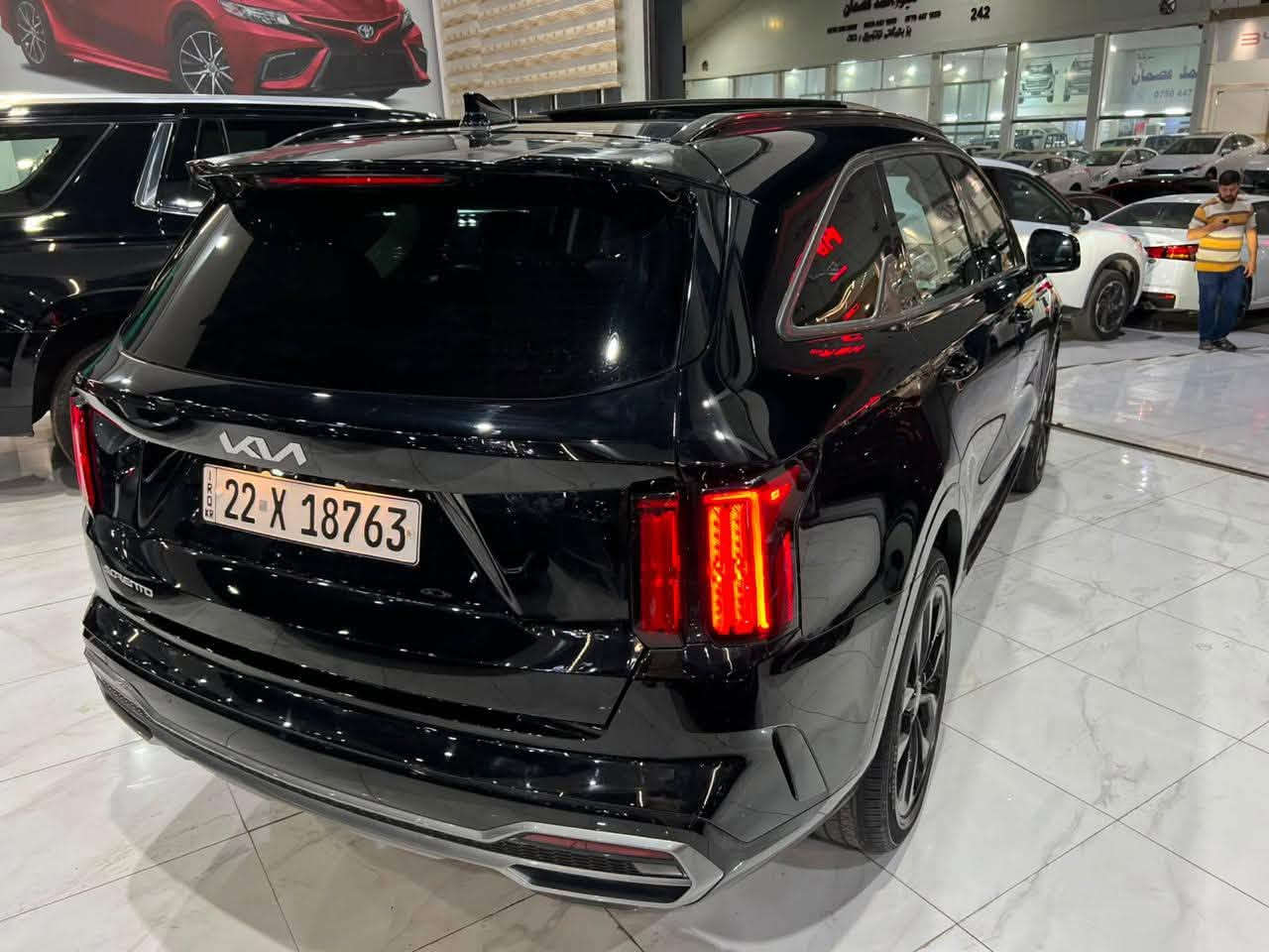 🚘🔥 كيا سورينتو X-Line موديل 2023 🔥🚘
🇺🇸 وارد أمريكي
⭐ X-Line فول فول
📍 رقم أربيل جاهز
🛣️ ماشية 30 ألف مايل فقط
🎨 ربع بونيد صبغ
✅ دواخل نظيفة
✅ إيرباك سليم
✨ حالة ممتازة جداً

🔥 أبرز المواصفات:
• X-Line Package
• دفع رباعي AWD
• جنوط رياضية 20 إنچ
• فتحة سقف بانوراما
• شاشة 10.25 إنچ
• Apple CarPlay + Android Auto
• شحن لاسلكي للموبايل
• دخول وتشغيل ذكي
• كاميرا خلفية
• حساسات اصطفاف
• مثبت سرعة
• تحذير النقطة العمياء
• تحذير الخروج عن المسار
• المحافظة على المسار
• تحذير التصادم الأمامي
• فرملة طوارئ أوتوماتيكية
• تحذير حركة المرور الخلفية
• مقاعد جلدية
• تحكم كهربائي بالمقاعد
• تكييف Dual Zone
• تحكم من الستيرن
• إنارة LED
• Roof Rails
• 3 صفوف / 7 ركاب

💰 السعر: 220 ورقة
🔥 بيه مجال للجادين

📞 للاستفسار والتفاصيل:
*********** 📲

📲 انضموا إلى كروب السيارات والعروض اليومية:
https://chat.whatsapp.com/EDt5rlTuPdfCvNySuhJZE1?s=hd&p=i&mlu=4&ilr=4

📌 ملاحظة:
🚘 متوفر عندي كافة أنواع السيارات وبمختلف الموديلات والمواصفات
🔥 عروض يومية وأسعار مناسبة
