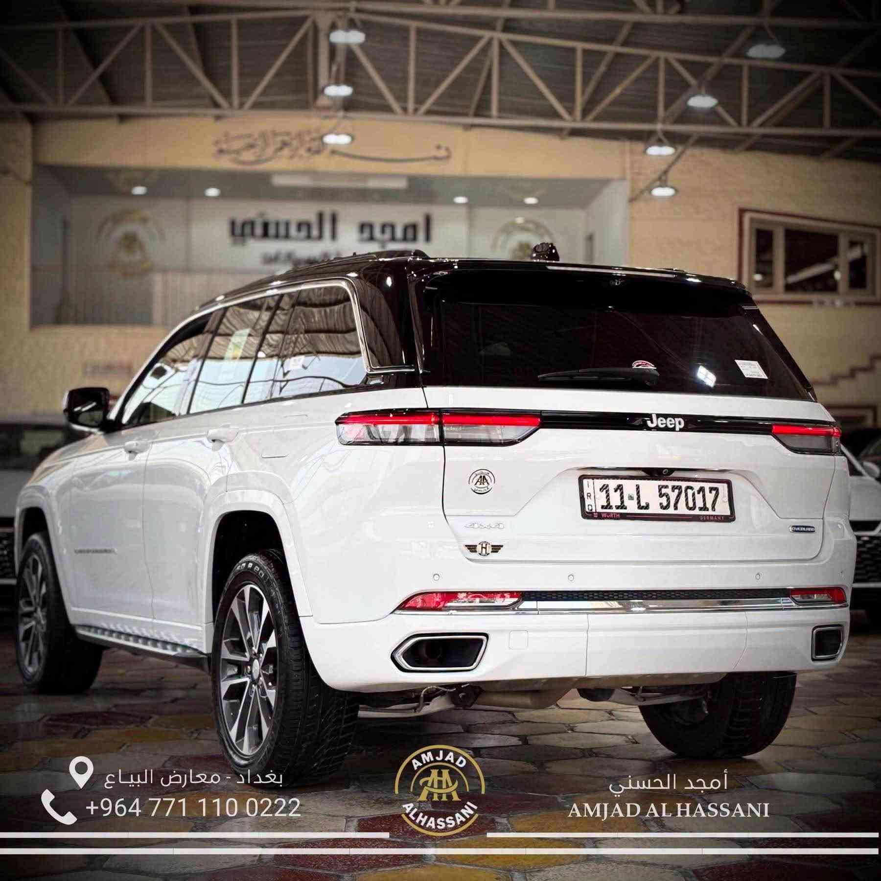 #امجد_الحسني_لتجارة_السيارات 

JEEB OVERLAND —— 2024 ——

➖ ضمان وكالة هارلم✔️
➖  حجم المحرك v6 
➖ مقاعد جلد كهربائيه 
➖ عداد مسافة :: 19 الف ميل
➖ كامرات 360
➖ بردات خلفيه 
➖ فتحه سقف بانوراما
➖ مقاعد تدفئة + تبريد 
➖ شاحن لاسلكي 
➖ صندوق كهربائي 
➖ جكات 
 

للاستفسار عن الاسعار و التفاصيل اكثر 

الاتصال على الرقم 📞

***********

📍بغداد - البياع - الشارع الثاني 

#اlمجد_الحسني_لتجارة_السيارات بغداد, العراق
