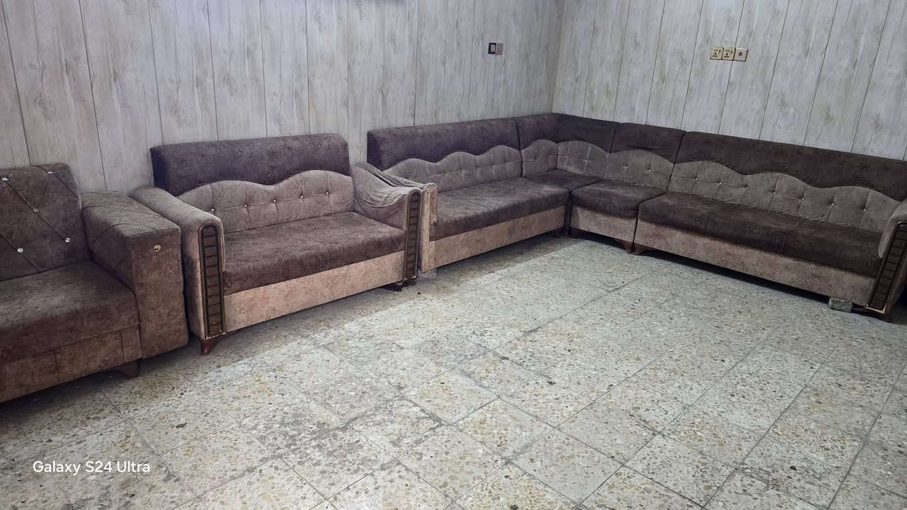 طقم كنب • يحتاج تصليح • مدينه الصدر