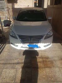 نيسان سنترا ابيض موديل ٢٠١٦ خليجي محرك ١٦٠٠ ماشية ١٠٦  قطعتين بنيد وجا...