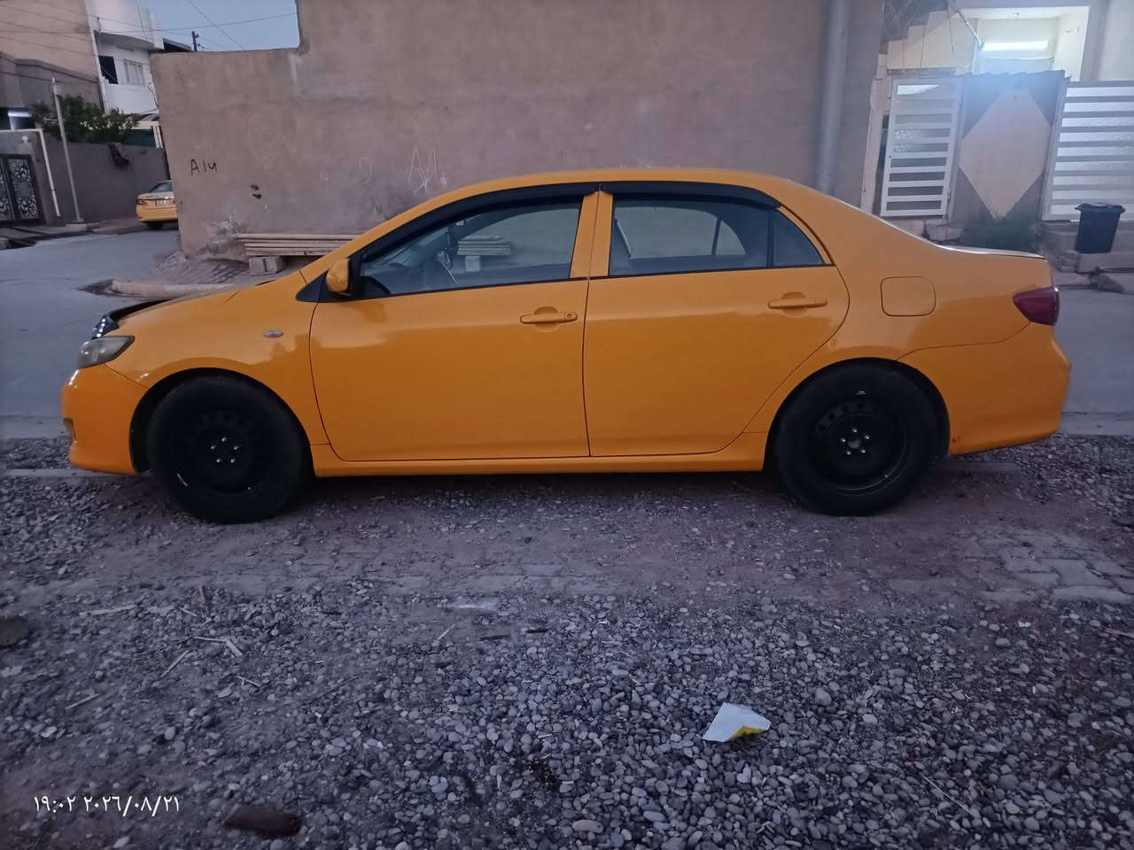 كورلا تكسي رقم كركوك انكليزي بأسمي شرط التحويل موديل 2008خليجي ضررها جامرلغ وبنيد بدون دواخل تبريد فووول ثلج  محرك شرط كير كهربائيات كلها شرط الشواصي مكفوله الدواخل مكفوله التكم مكفوله بس القماره بيها شويه معجون اثر طيرة بنيد عليها سعرها (٨٣)وبيها مجال كلش قليل *********** اذا مو شراي لاتتصل بشرفك.
