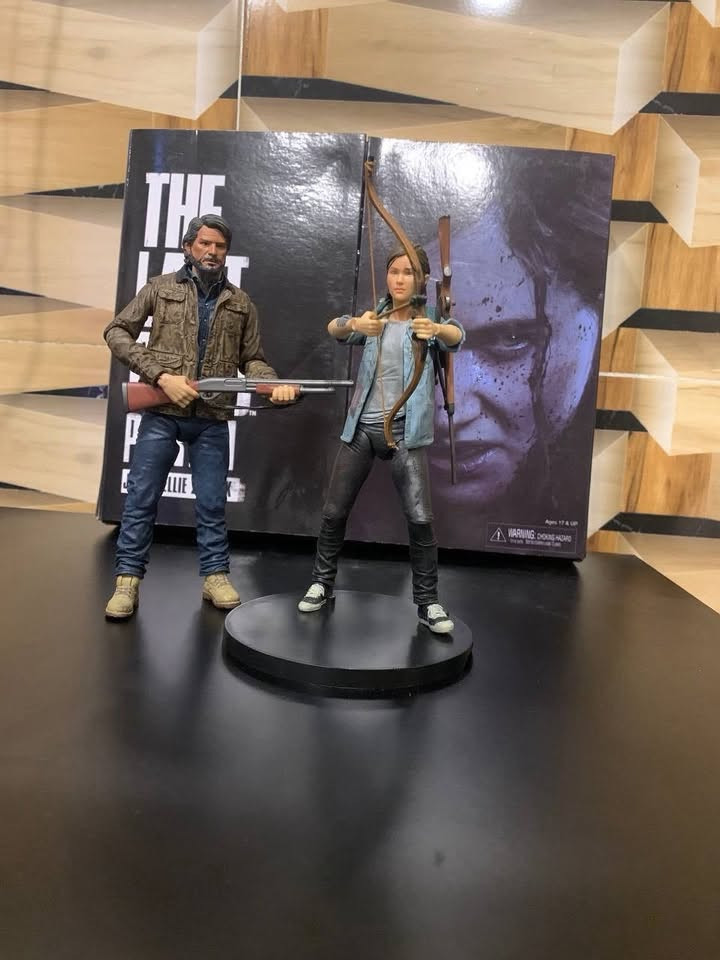 The last of us ll 🩸

مجسمات لعبة ذالاست 
( جول - ايلي ) مفصلية كواليتي عالي مع معداتهم والكارتونة مالتهم 
السعر 60 الف 
مكاني مدينة الصدر 
للتواصل خاص او واتساب ***********
