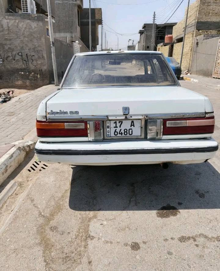 سلام عليكم سياره سوبر البيع موديل 1986رقم نگليزي بسمي المكان المثنى ***********
