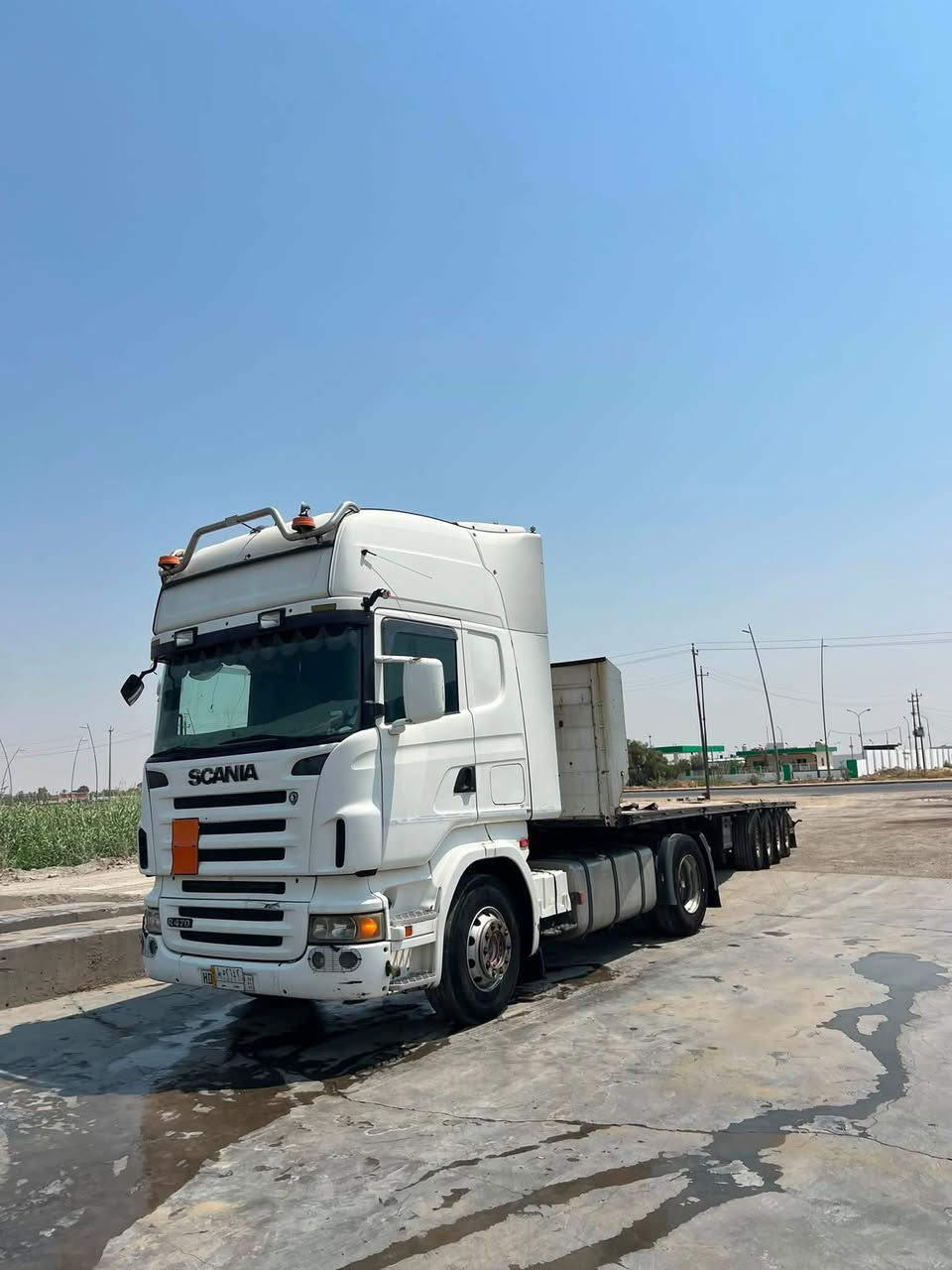 السلام عليكم شباب للبيع 

سكانيا موديل 2007 
سياره فول فول فول مواصفات ثلاجه ترايدر كير 1000اوتو ماتيك 

مكينه 470 انكشن دبل سوبر V6 

تخم تاير وراها عربانه أوربي 4محاور تايراتها نص عمر وفوك 

سياره جاهزه من الشغل بوجهك للشغل 

السياره موجوده بساحه المهندس اتصل ودلل 

*********** 

ملاحظه أبيع بدون رقم
