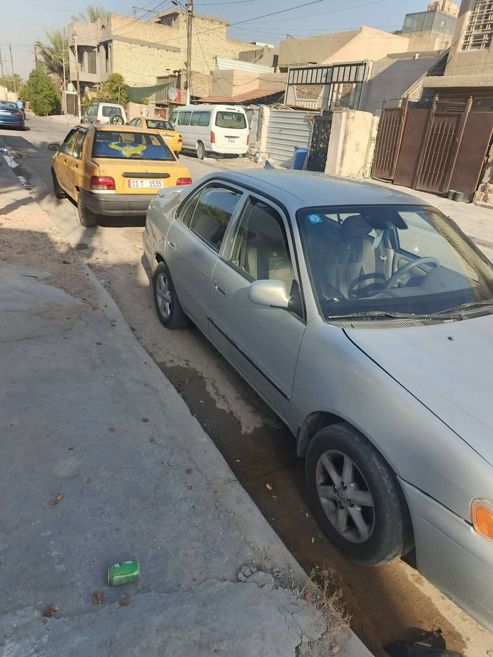السلام عليكم كورلا موديل ٢٠٠٢محرك ١٨٠٠ بغداد مشروع وطني سياره نضيفه سعر ٥٨ استعمال شخصي مصبوغة حزام مابيهة حادث ***********
