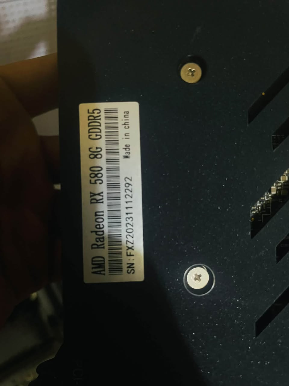RX580 ٨GB • ١٤نواة ٢٨مسار • ١٦GB DDR4