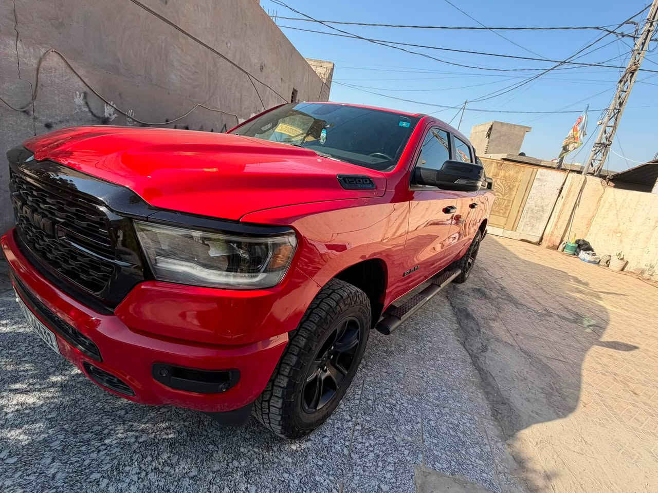 رام بك هورن
1500 محرك 8 سلندر دفع رباعي
موديل 2023
ماشية 33 ميل
شاشة كبيرة تسلا
حساس امامي وخلفي كامره دوارة توقف ذاتي 
نظام ايكو 
صور الحادث موجوده 
سياره مكفوله من تبديل وصبغ فقط بارد خفيف بالجاملغ 
بدي قصير باب طويل 
رقم بغداد باسمي 
ترفيع اصلي من امريكا 
ترهم مراوس حسب القناعه 
سعر 365$ وبيه مجال
مكان سياره بابل
***********
