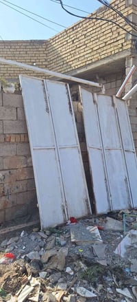 باب محل • باب حديد • ثقيل جدا