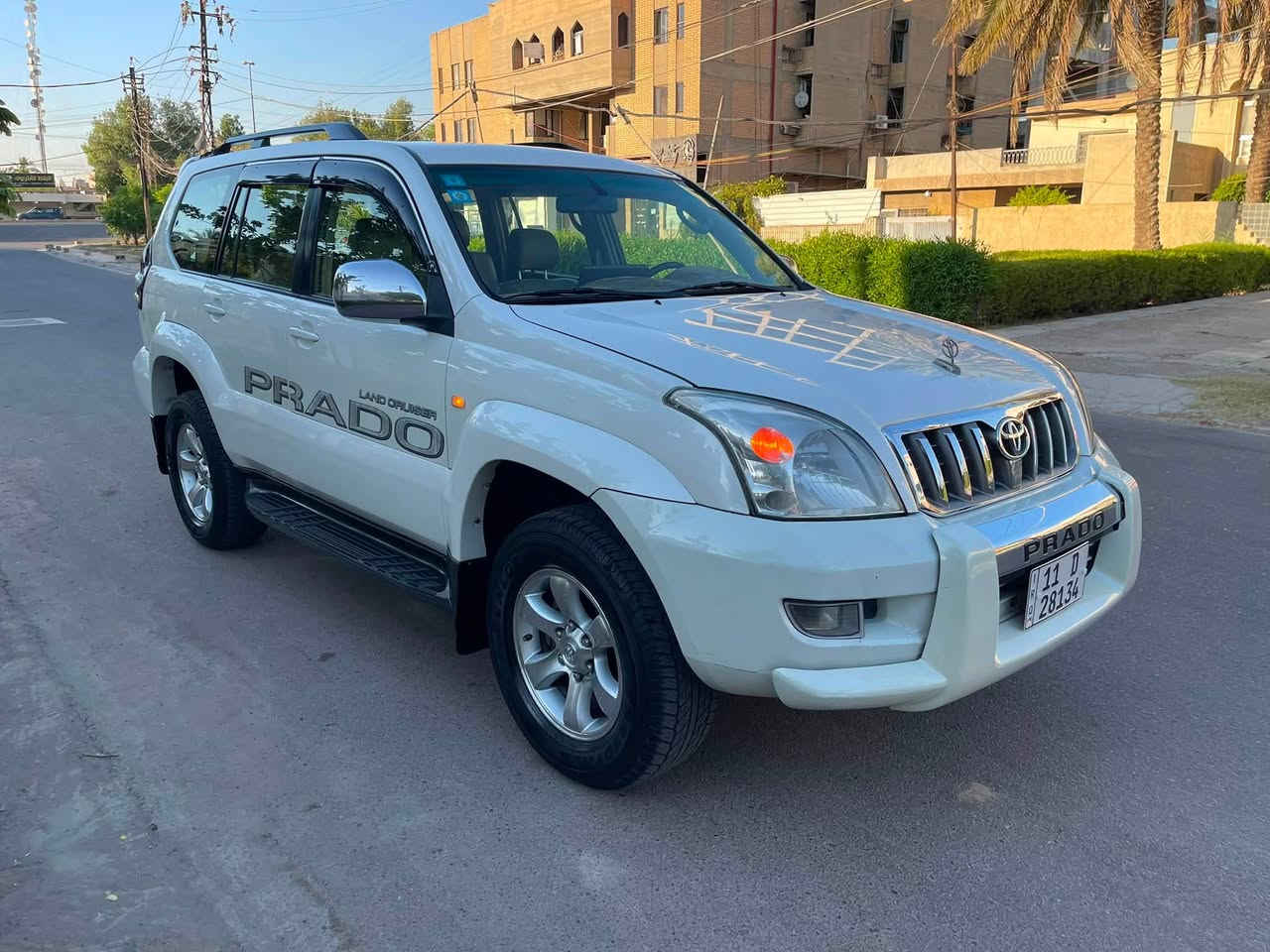 برادو ٢٠٠٩ خليجي
٦ سلندر ٤٠٠٠(مكفول)
كير اوتو +لو كير(مكفول)
سبير تعليك
دبل تانكي 
سلايد 
صدر امامي خلفي جديد وكاله
٣ قطع تبريد
٧ راكب 
تخم تاير جديد 
لايت عالي ناصي زنون
رقم بغداد باسمي هزه وسنويه جديده
ادامه كامله لمحرك ومنظومه بنزين بالشركه 
صبغ جاملغ خلفي وجاملغ امامي  بدون دواخل 
باقي سياره كفاله 

مكاني بغداد:نفق الشرطه /حي حطين
***********
 
سعر ١٥٨ ورقه

نص مكتوب في الصور:
- السليمانيه