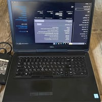 Dell precision 7720  شاشة 17.3 كرت شاشة 8 Nvidia p4000 SSD 512 شاحن180...