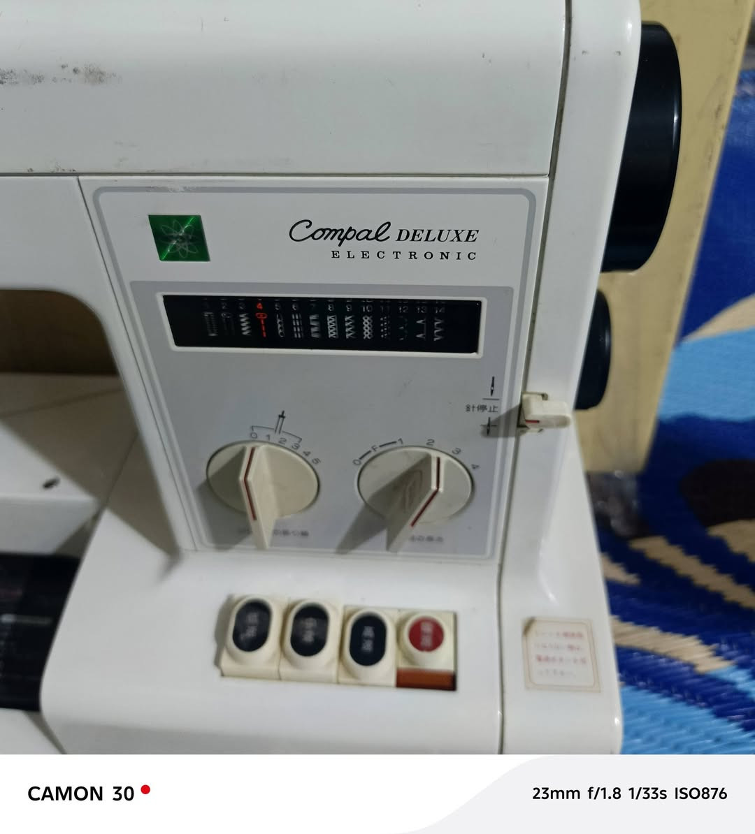 مكينه خياطه يابانيه اصلي شرط الشغل سعر١٢٥الف بي مجال مكاني البصره رقم تلفون ***********
