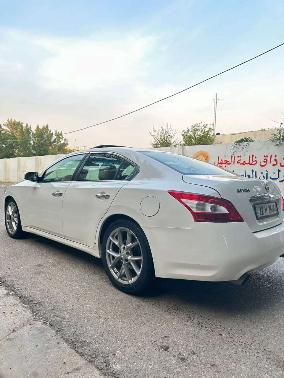 � للبيع – Nissan Maxima 2010 وارد امريكي  

رقم اربيل السيارة بأسمي سنويه 2029

📌 المواصفات بلاتينيوم 
• محرك 3500 سي سي مكفول
• كير CVT مكفول
. تدفئة تبريد 
• حدادية جديدة 100% (أمامي + خلفي)
• طخم تايرات سبورت عدد 5 جديد
• ويل كب عدد 5
• فتحة سقف (سلايد روف)
• تحكم سرعة (كروز كنترول) + تحكم ستيرن راديو
• بصمة تشغيل + بصمة أبواب
• منظومة إنارة زينون LED
• تحكم كهربائي بالمقاعد (4 جهات)
. كاميرا 380 درجة خلفية 

⚠️ ملاحظة: حادث الجاملغ الامامي اتجاه السائق 
• صبغ الجاملغ الأمامي جهة السائق
• صبغ الجاملغ الأمامي عكس السائق
• صبغ البنيد
• صبغ الباب الخلفي عكس السائق
💰 السعر: 82 $ وبيها مجال 
📍 الموقع: بابل – المدحتية

📞 الرقم: ***********
