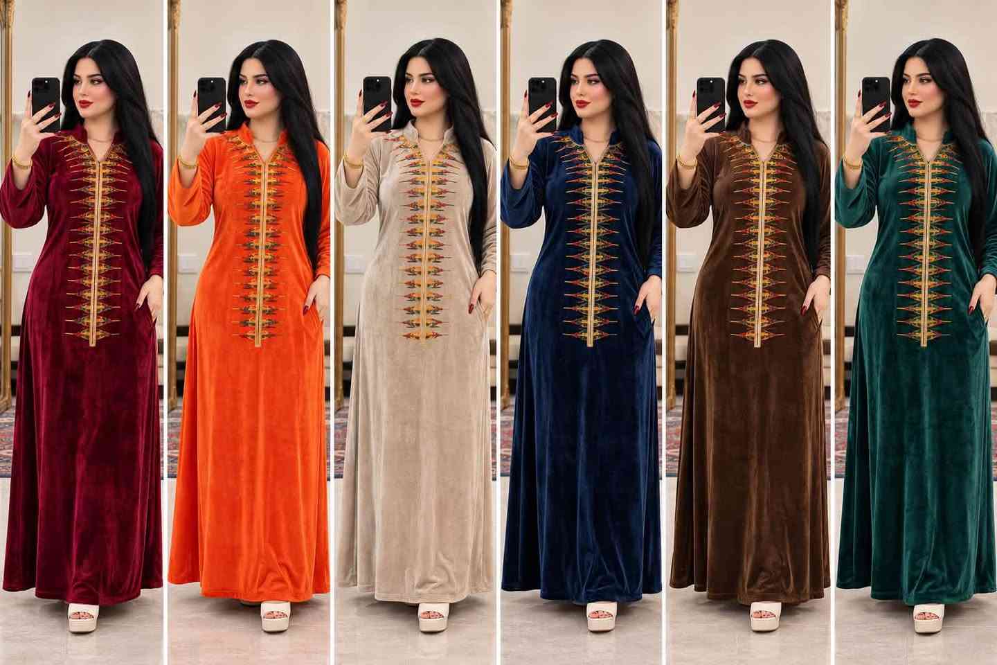 دشاديش نسائية • مخمل • جملة