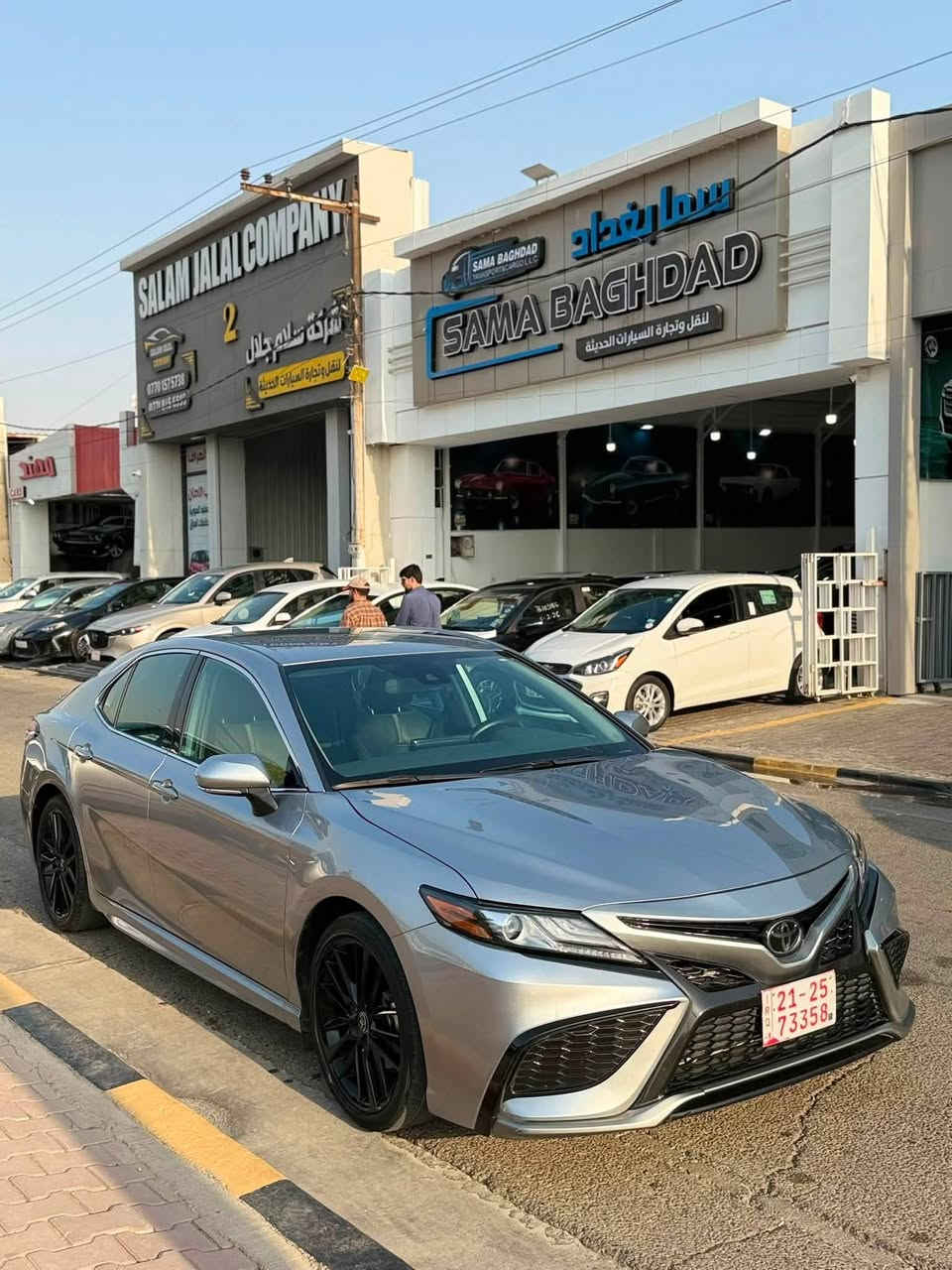 كامري 2024 مواصفات xse فول عدا الفتحه
السيارة كاتي . تترقم شمالي 
بصمة 
شاشة كبيرة
لدات دشبول + ابواب + ارضية 
كشنات جلد 
تدفئه كشنات 
شحن واير ليس 
كيج رياضي احمر 
لدات امامي 
لدات خلفي 
ويل 19 
تبريد قطعتين 
مواصفات xse معروفه فقط بدون فتحه 
ضرر سطحي بدون قطرة دواخل 
الباب تبديل بلادي جاملغ تجاري بنيد تعديل 
رقم الشاصي 4T1K61AK0RU885136
مكان السيارة كركوك 
للأستفسار ***********
