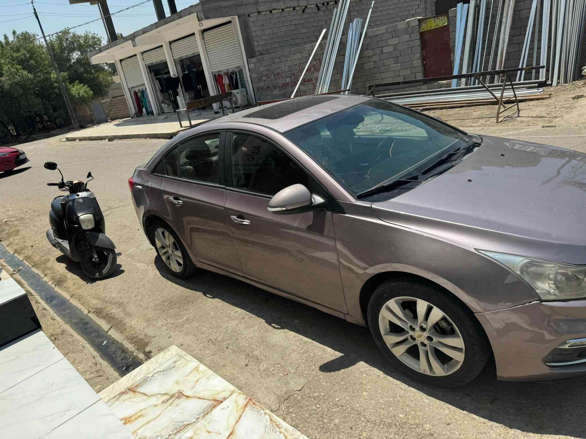 شوفرليت كروز 17 محرك 1800 دوش
كير مكينه تبريد كلشي بلاد كفاله بدون نواقص 
بيها قطعتين صبغ 
بدون دواخل 
رقم سليمانيه سنويه منتهيه 
موصفات فول 
السعر ٧٢ $ 
***********
