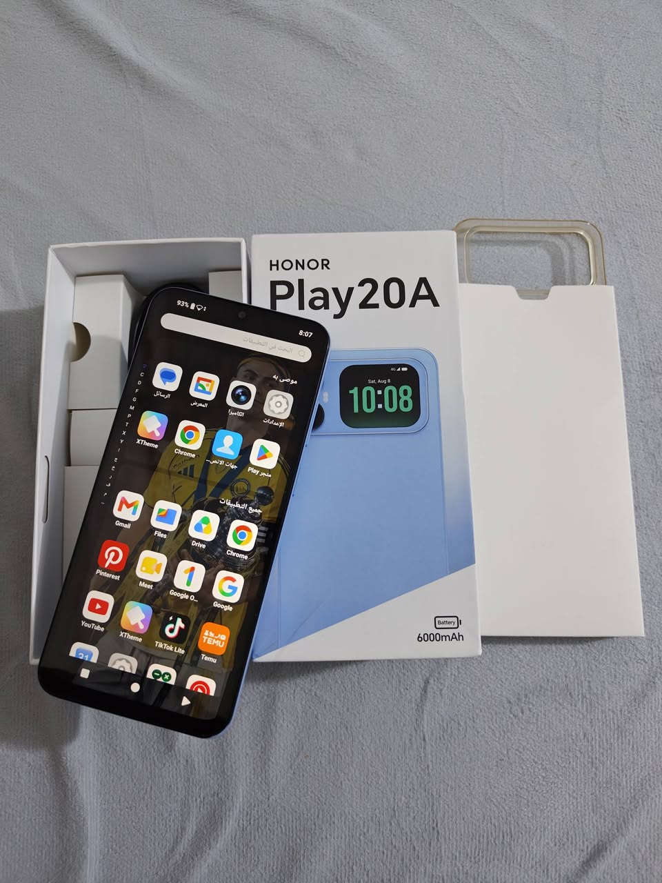هونر بلي 20 أي • بطارية 6000mAh • ذاكرة 64 رام 8