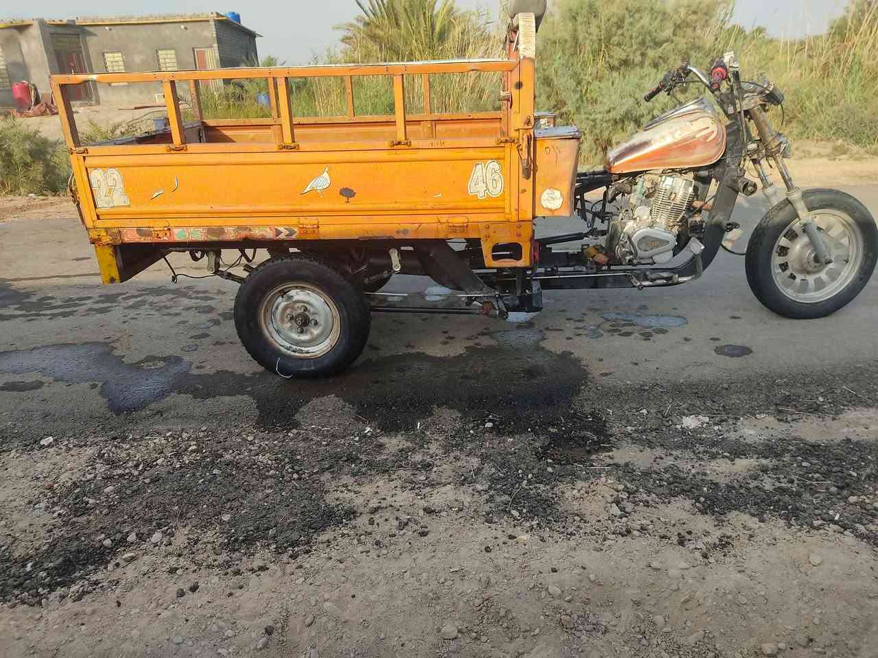 المكان قضاء المدينه 
السلام عليكم ستوته ام تي ار للبيع محرك مامفتوح تخم تايرات جدد السعر 700 وبيها مجال قليل هذا رقمي ***********
