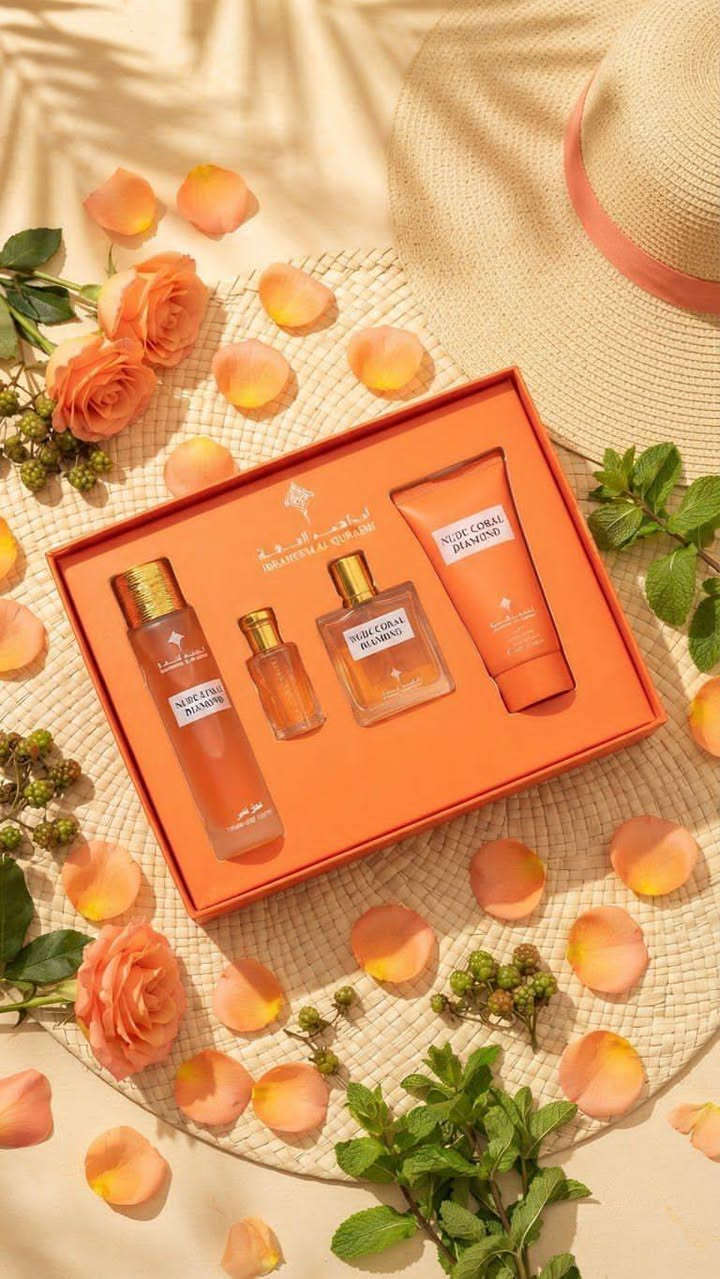 بكج كامل من إبراهيم القرشي 
مخمريه ، عطر شعر،  مسك ، عطر 
ثباتيه وفوحان ٢٤  ساعه 
للطلب والاستفسار مراسله الصفحه 
واتساب *********** 
يوجد خدمه توصيل بغداد والمحافظات 
#عطور #ملابس #احذيه #مكياج_ماركات
